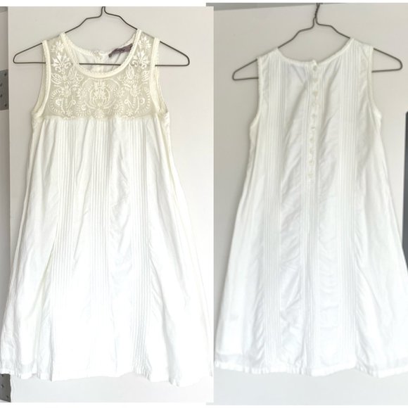 Dress with mesh embroidery - Picture 1 of 4